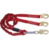 FallTech 6' Ironman Internal Double-leg Lanyard w/ Steel Snap Hooks 8247Y