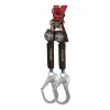 FallTech Mini DuraTech 6' Twin Leg Self-Retracting Lifeline SRD Steel Rebar Hooks 72706TB3