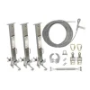 FallTech SteelGrip Cable HLL System with Stanchions for 4" to 24" I-Beams 60310024