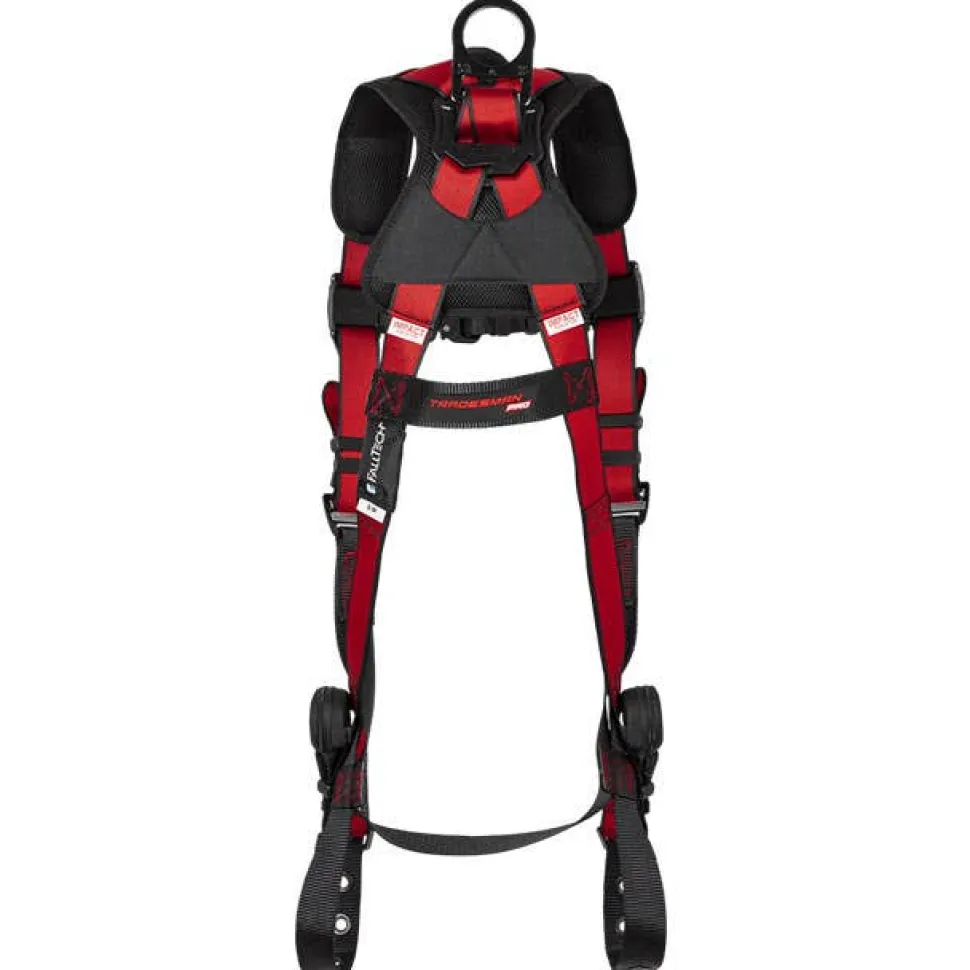 FallTech Tradesman Pro 1D Standard Non-belted Full Body Harness, Tongue Buckkle Leg Adjustment 7008C