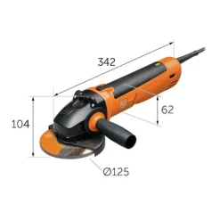 Fein CG 15-125 BL 5" Angle Grinder Switch 1500 Watts Brushless Brake 72226760120