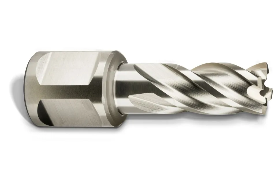 Fein Jancy Slugger HSS Nova Annular Cutter with Centering Pin - 3/4" Straight Shank, 1" Depth, 1/2" Diameter 63134127041
