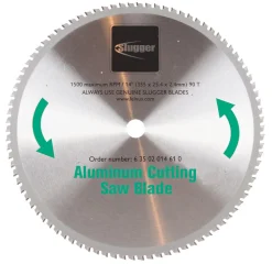 Fein Slugger 14" Aluminum & Thin Metal Cutting Saw Blade 90 Teeth 63502014610