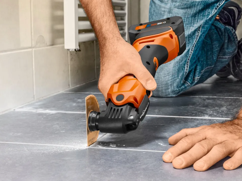 Fein 18V AmpShare MULTIMASTER AMM 500 Plus Top 4.0 Ah AS Cordless oscillating multi-tool 71293861090