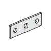 Flat Splice Plate 2 Hole. 1-5/8" X 4-5/8". Z/P. 50 Pcs/ Box
