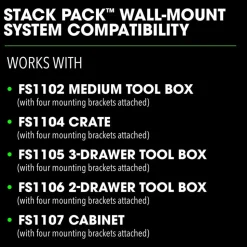 FLEX STACK PACK Box Mount Kit, 10-Piece FSM1501-10