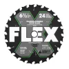 FLEX 6-1/2" 24T Carbide Circular Saw Blade FA201002-10B