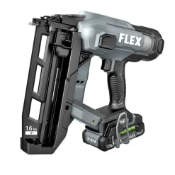 FLEX 24V Brushless 16Ga Straight Finish Nailer Kit FX4321-1A