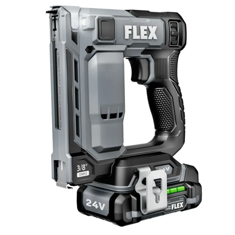 FLEX 24V Brushless 3/8" Stapler Kit FX4521-1A