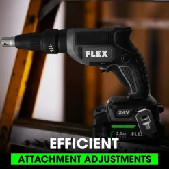 Flex 24V Drywall Screw Gun w/ AutoFeed Attachment (Tool Only) FX1611-Z