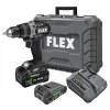 Flex 24V Hammer Drill 1/2" 2-Speed Turbo Mode Kit (2.5Ah/5.0Ah) FX1271T-2B