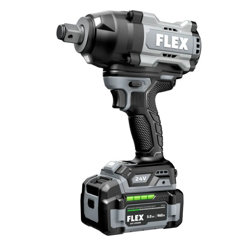 FLEX 24V 3/4" High-Torque Impact Wrench Kit FX1472B-1C