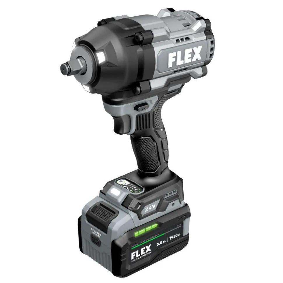 FLEX 24V 1/2" High-Torque Impact Wrench (Stacked Lithium) Kit FX1472-1H