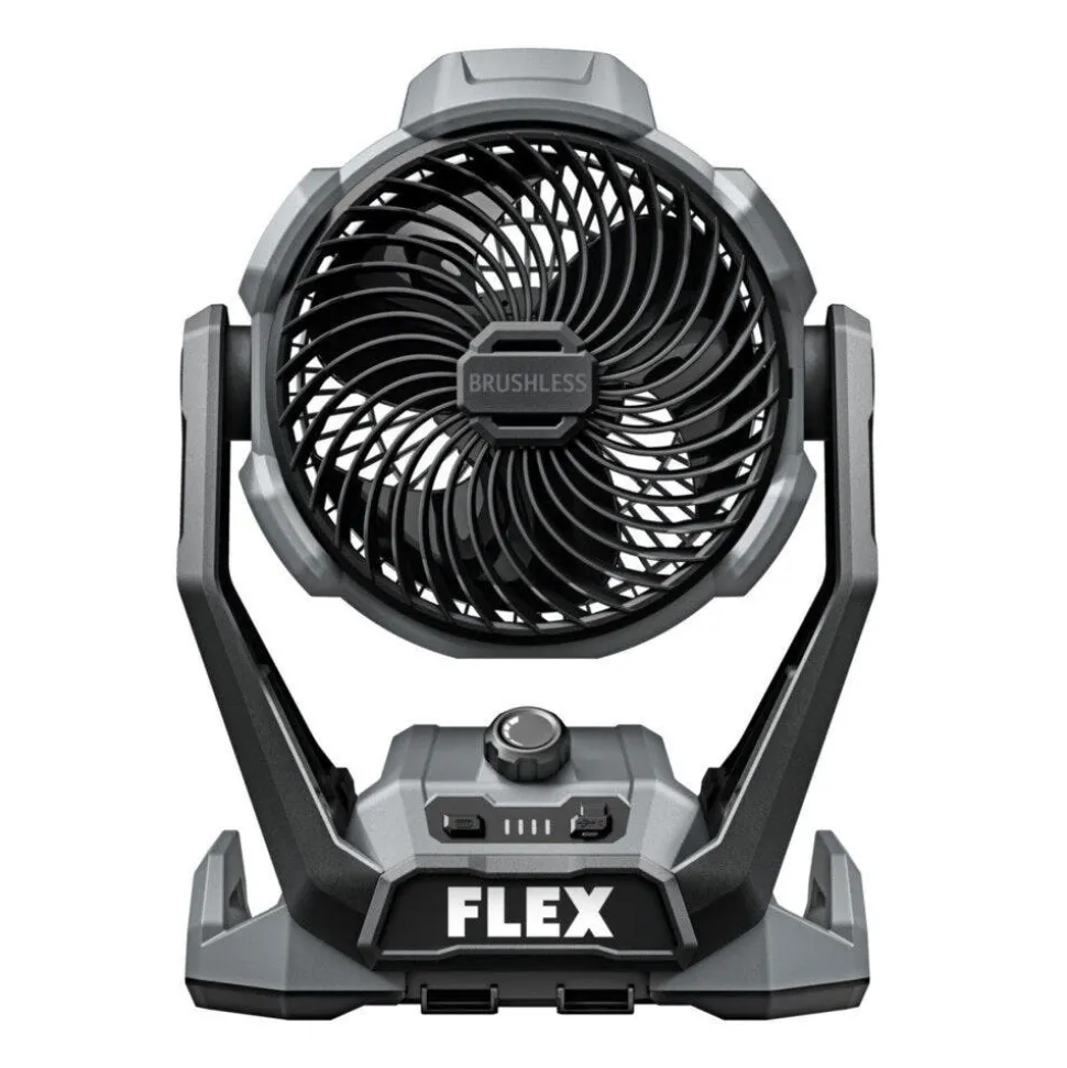 FLEX 24V Jobsite Fan 1100 CFM Duel Power AC or DC (Tool Only) FX5471-Z