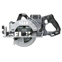FLEX 24V 7-1/4" Rear-Handle Circular Saw Kit (10.0Ah Stacked) FX2141R-1J