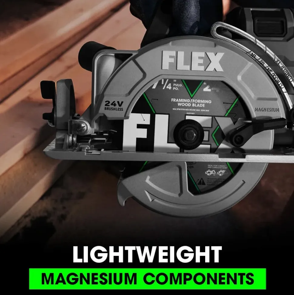 FLEX 24V Rear Handle Circular Saw 7-1/4" (Tool Only) FX2141R-Z