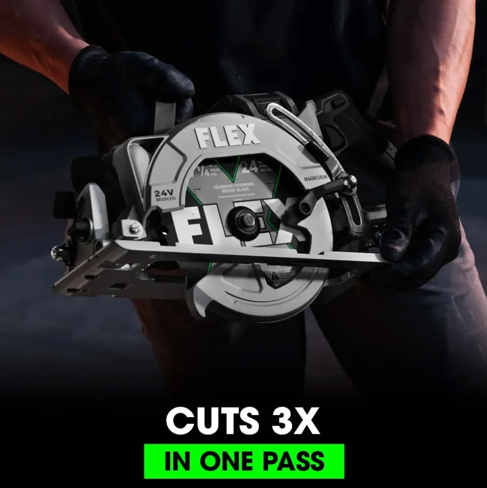 FLEX 24V Rear Handle Circular Saw 7-1/4" (Tool Only) FX2141R-Z