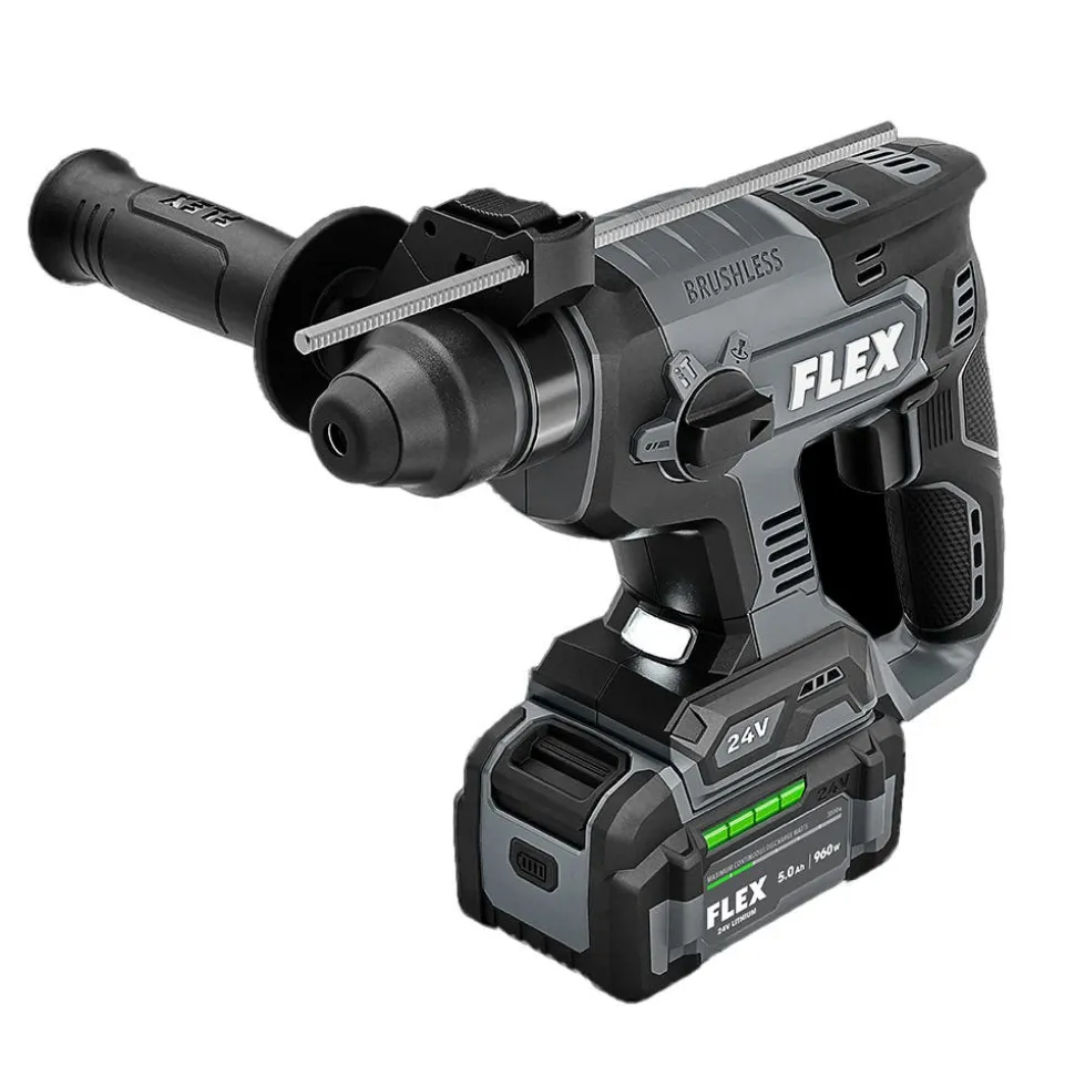 Flex 24V SDS-Plus 7/8" Rotary Hammer Drill (5.0Ah) Kit FX1531-1C