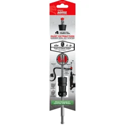 Freud Diablo AMPED Rebar Demon 3/8" x 4" x 9" SDS-Plus 4-Cutter Full Carbide Head Dust Extraction Hammer Drill Bit DMAPLA4420