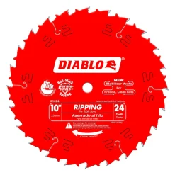 Freud Diablo 10" 24-Tooth Wood Ripping Circular Saw Blade D1024X