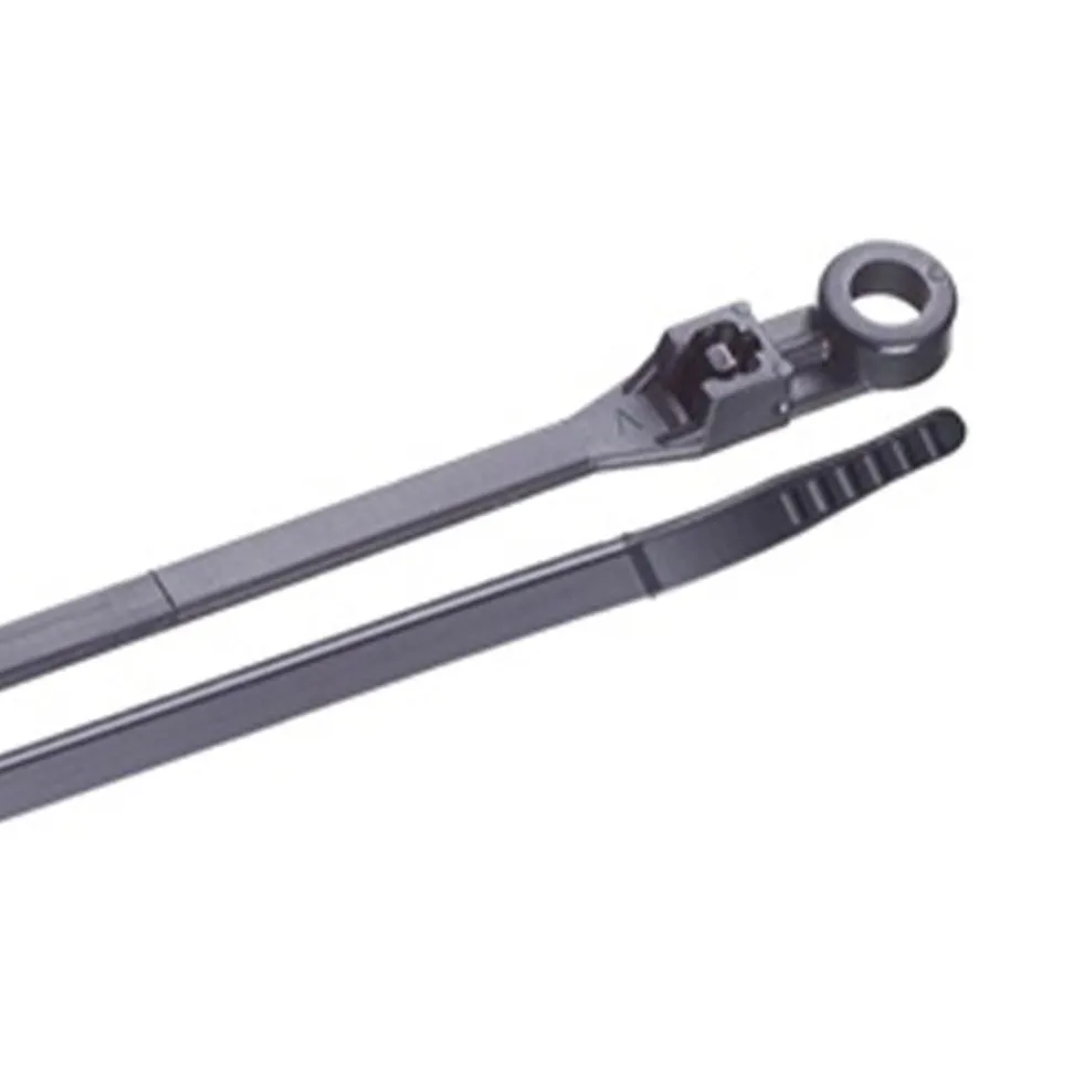 Gardner Bender Cable Tie Mounting 8" 50 lb; Black 623-48-308UVB