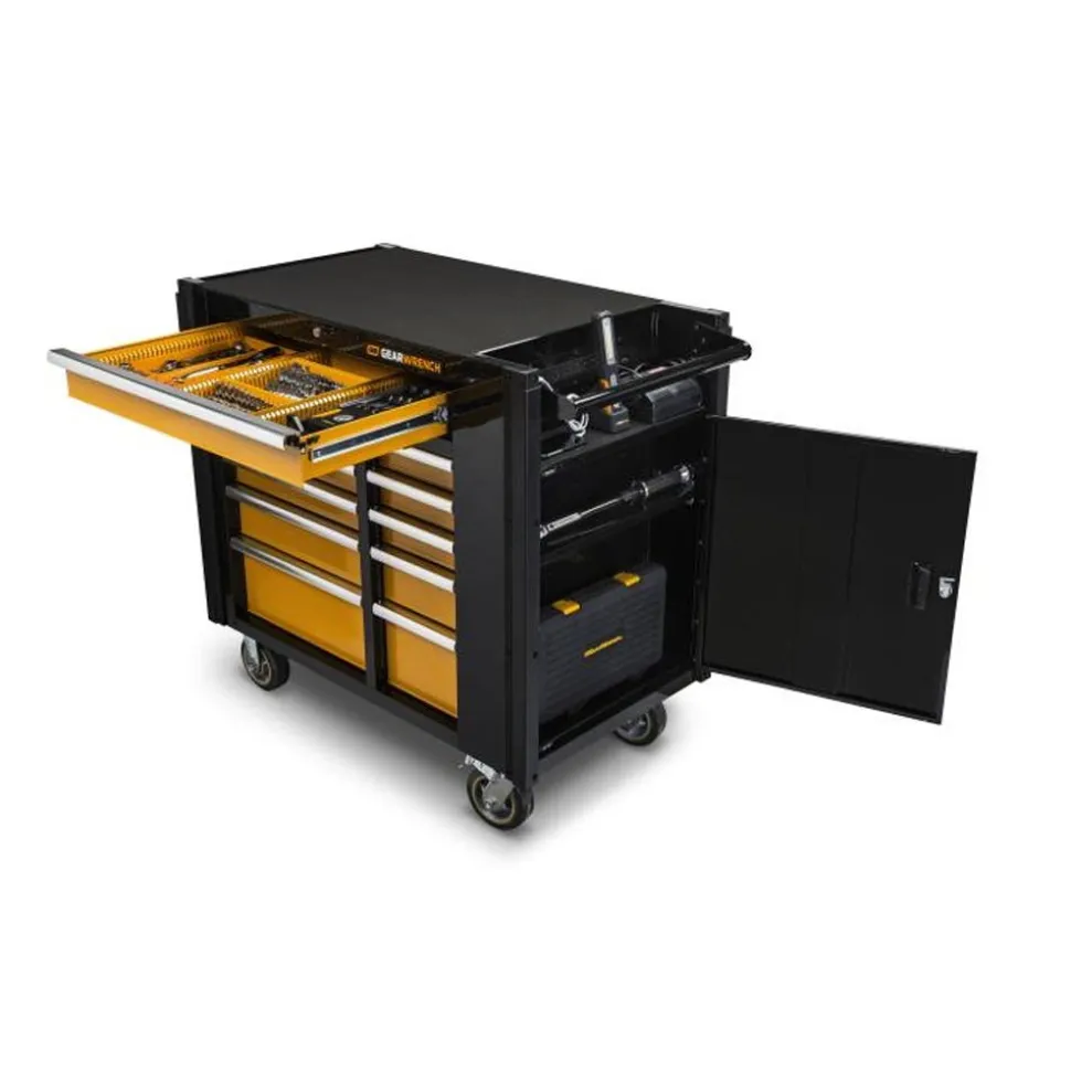 Gearwrench 42" 11 Drawer Black & Orange Mobile Work Station 83169