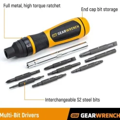 Gearwrench 19-in-1 Ratcheting Multi-Bit Driver 80191R