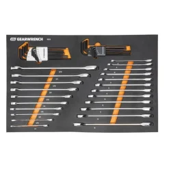 Gearwrench MEGAMOD Mobile Rolling Tool Case w/ Modular Master Mechanics Tool Sets GWMP100 & GWMSPLR01 & GWMSBBS02 & 86528 & 86529