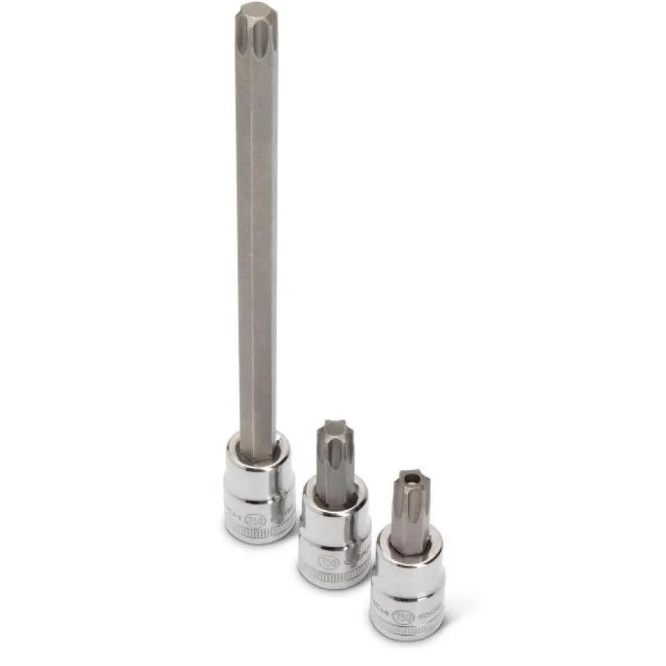 Gearwrench 84 Piece 1/4", 3/8" & 1/2" Drive Hex/Ball End Hex/Tamper Proof Torx/External Torx/Torx SAE/Metric Bit Set 80742
