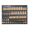 Gearwrench 89 Piece 1/4" Drive Master Metric Socket Set w/ Foam Storage Tray GWMSSKT14MM
