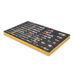 Gearwrench 29 Piece 1/4", 3/8" & 1/2" Drive Master Chrome Drive Tool Accessories Set w/ Foam Storage Tray 86523