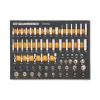 Gearwrench 67 Piece 1/2" Drive Master Metric Socket Set w/ Foam Storage Tray GWMSSKT12MM