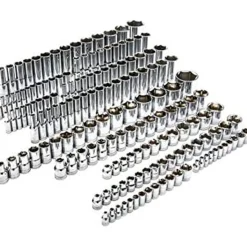 Gearwrench 163 Piece 1/4", 3/8", & 1/2" Drive 6 Point Master Socket Set 89073