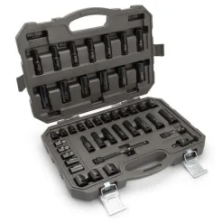 Gearwrench 44 Piece 3/8" Drive 6 Point Standard & Deep Impact SAE/Metric Socket Set 84916N