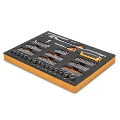 Gearwrench 105 Piece 1/4" Drive Slim Head Mechanics Tool Set w/ Foam Storage Tray GWMSMBS01