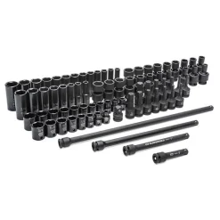 Gearwrench 80 Piece 3/8" Drive Standard & Deep SAE Mechanics Tool Set 89093