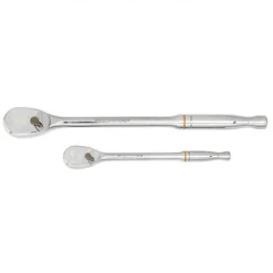 Gearwrench 2 Piece 1/4" & 3/8" Drive 90-Tooth Long Handle Teardrop Ratchet Set 81268T