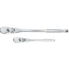 Gearwrench 2 Piece 1/4" & 3/8" Drive 90-Tooth Flex Head Teardrop Ratchet Set 81216T