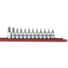 Gearwrench 12 Piece 3/8" Hex Bit SAE Socket Set 80581
