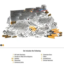 GearWrench 613 Piece Master Mechanics Hand Tool Set 89060