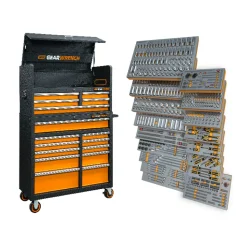 Gearwrench 873 Piece MEGAMOD Mechanics Tool Set w/ Premium Modular Foam Trays & Tool Storage MEGAMOD873