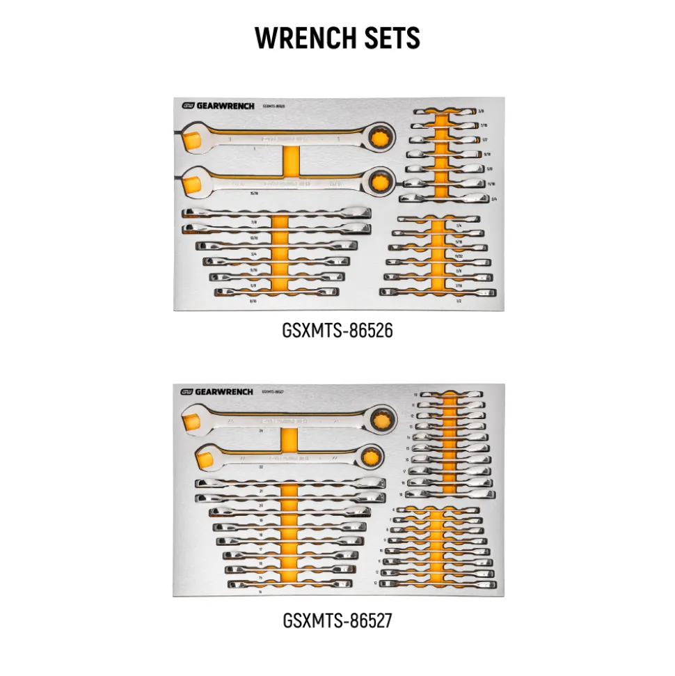 Gearwrench 873 Piece MEGAMOD Mechanics Tool Set w/ Premium Modular Foam Trays & Tool Storage MEGAMOD873