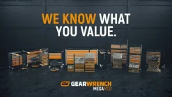 Gearwrench 873 Piece MEGAMOD Mechanics Tool Set w/ Premium Modular Foam Trays & Tool Storage MEGAMOD873