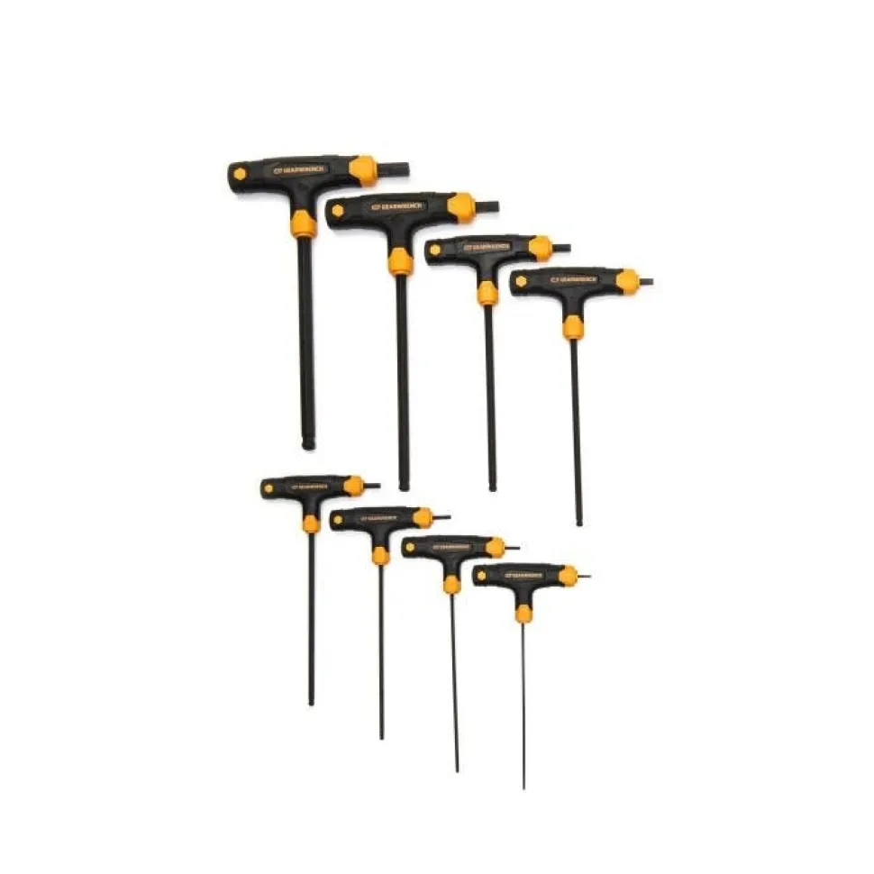 Gearwrench 8 Piece Metric Ball End T-Handle Hex Key Set 83520