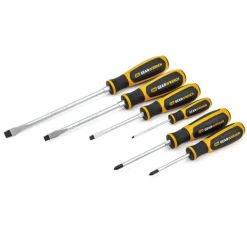 Gearwrench 6 Piece Phillips/Slotted Dual Material Screwdriver Set 80050H