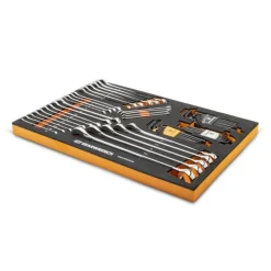 Gearwrench 59 Piece 6 Point Combination Wrench & Hex Key Set w/ Foam Storage Tray GWMSCWS6SAEMM