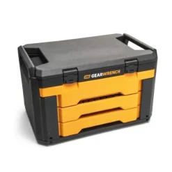 Gearwrench 243 Piece 6 Point Mechanics Tool Set in 3 Drawer Storage Box 80966