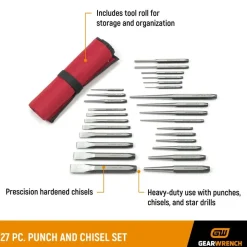 Gearwrench 27 Piece Punch and Chisel Set 82306