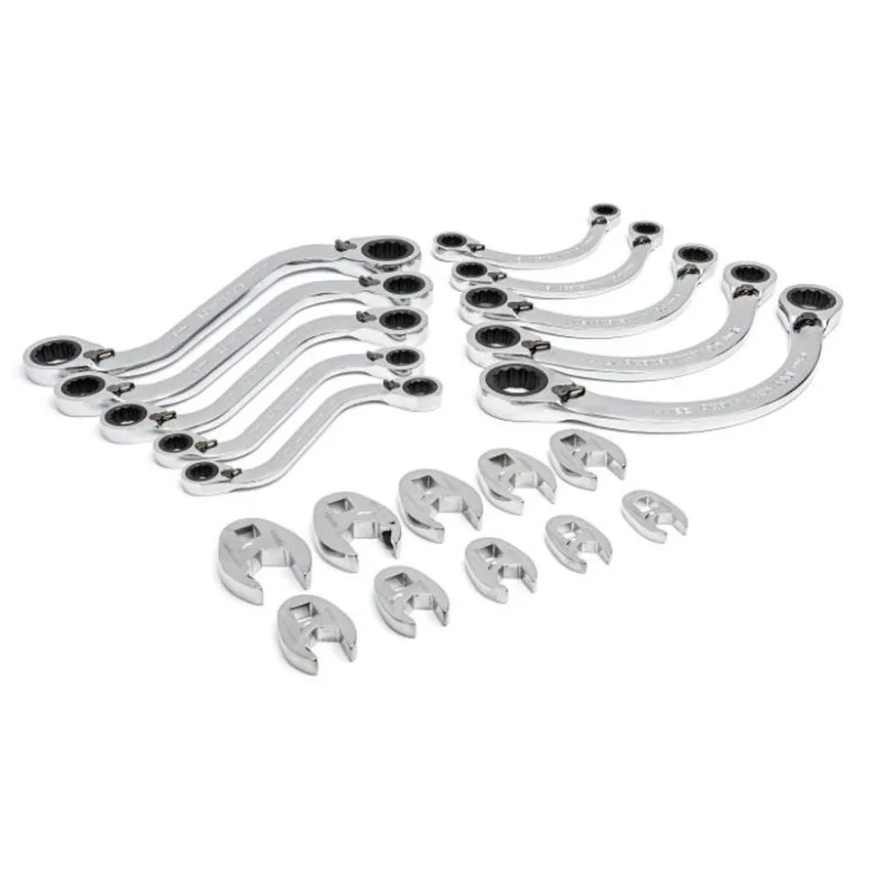 Gearwrench 20 Piece Specialty Ratcheting Metric Wrench Set w/ Foam Storage Tray GWMSSRWMM