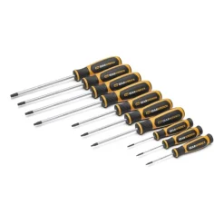 Gearwrench 10 Piece Torx Dual Material Screwdriver Set w/ Foam Storage Tray GWMSSCRTX